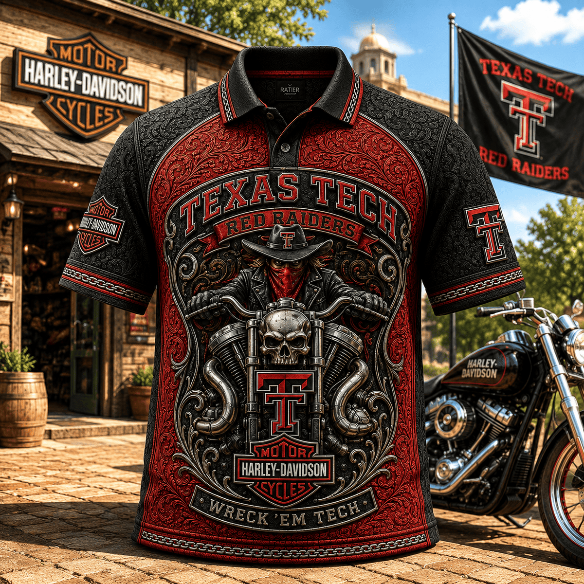 PREMIUM TTRR EMBOSS POLO SHIRT HQH