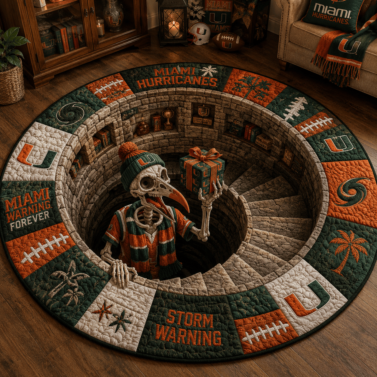 MHC Quilted Round Mat HQH