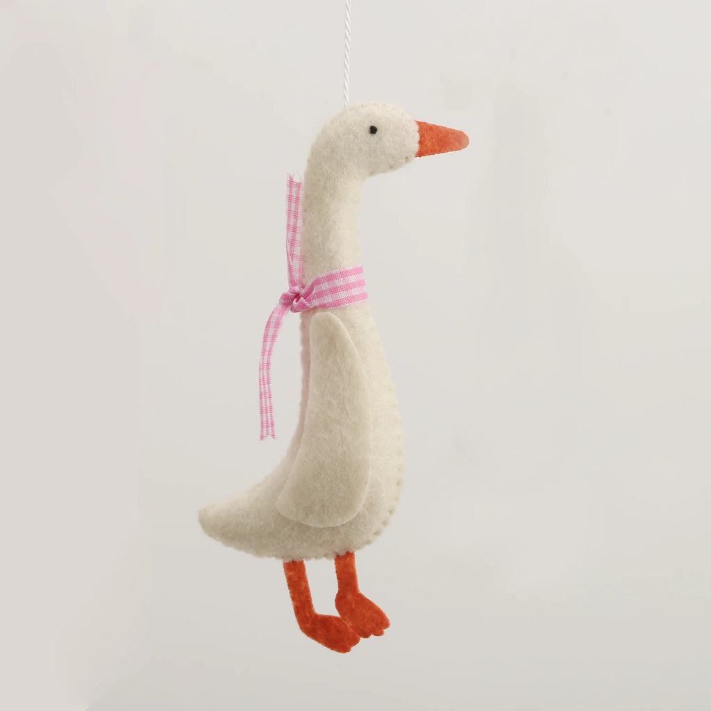 Duck baby mobile nursery goose mobile goose crib mobile goose baby shower